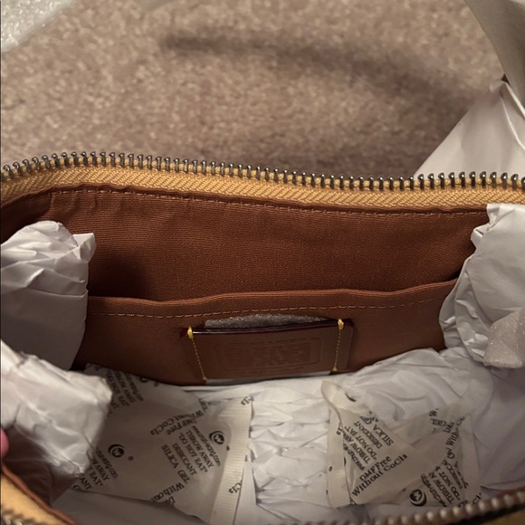 Coach Yellow Peanuts Crossbody Bag NWT - Picture 3 of 5